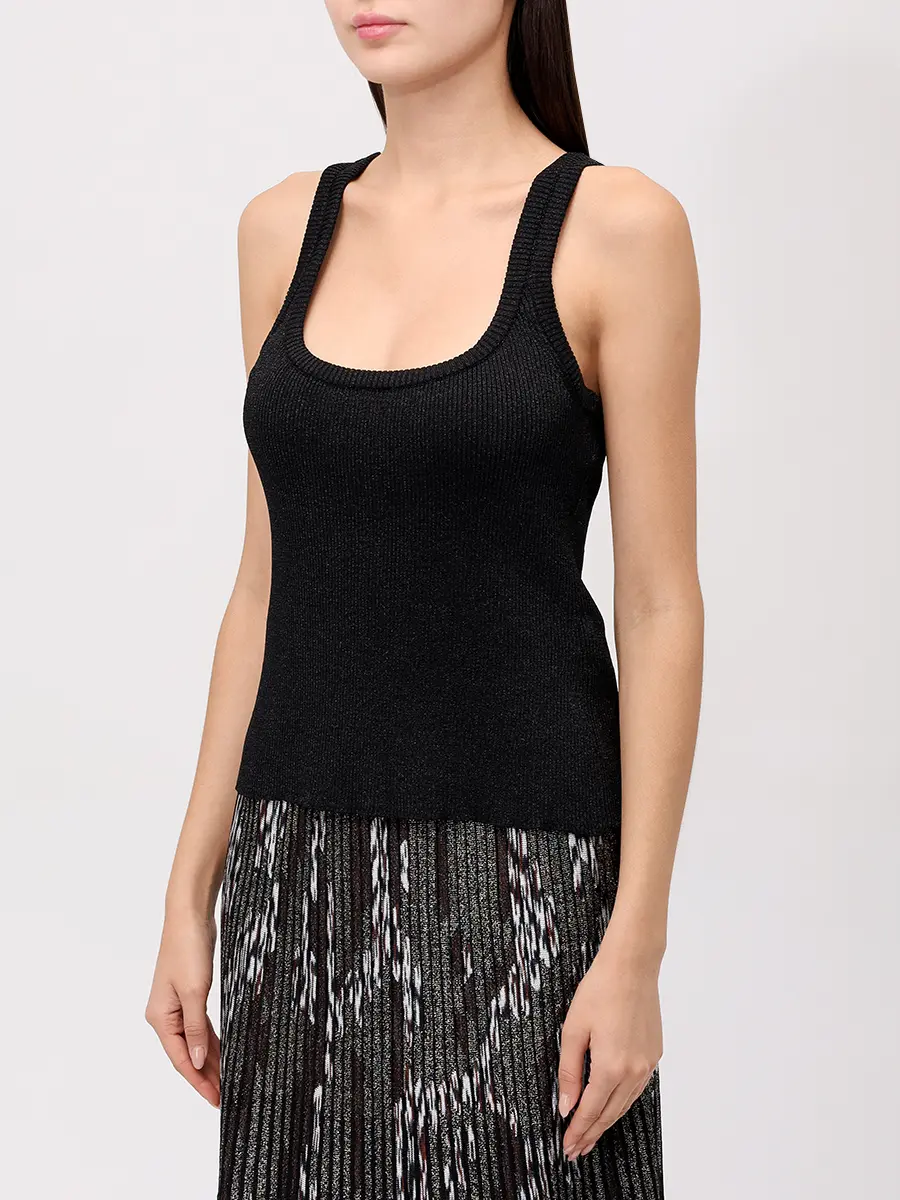 

Топ из вискозы, Черный, DS25WK0M-BK01BY L905E