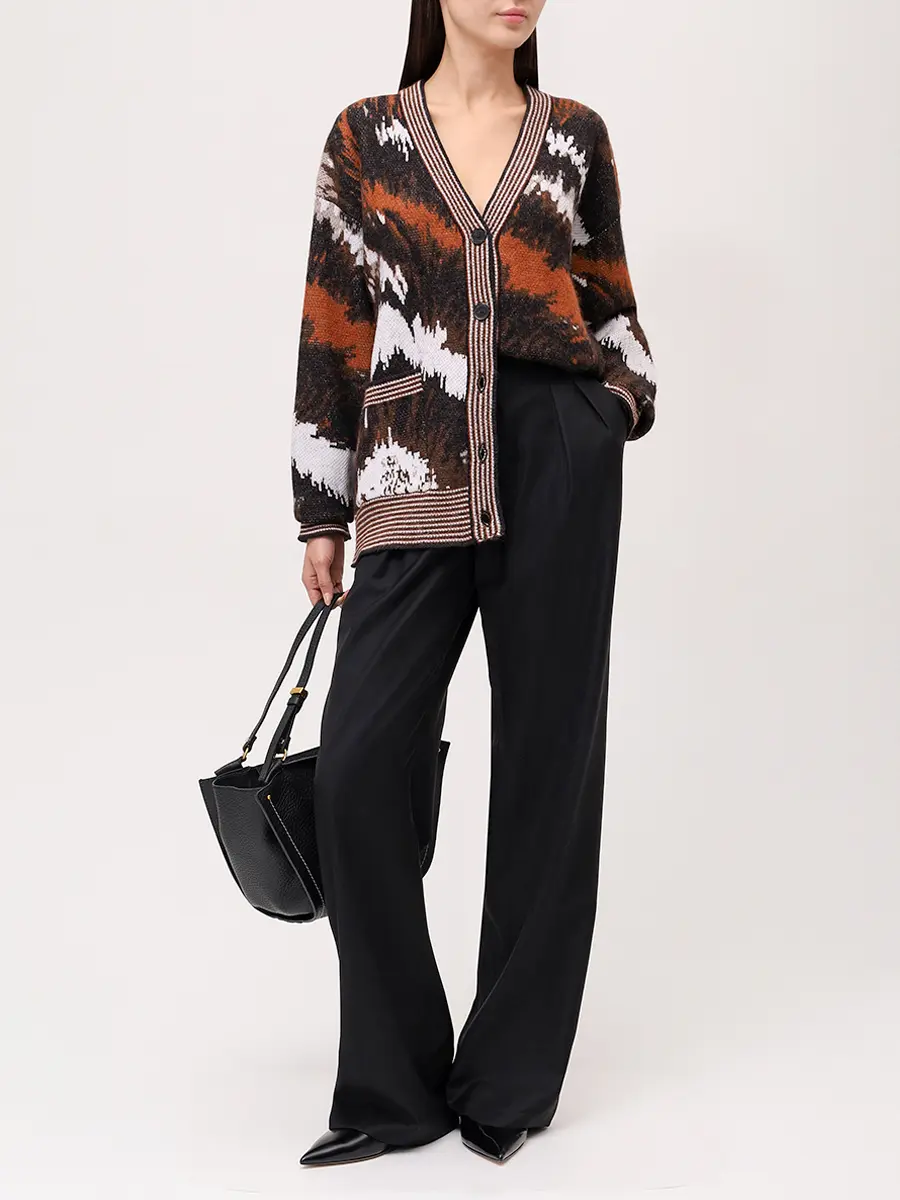 Кардиган с шерстью альпака MISSONI DS25WM0X-BK01C2 SM9SZ Мультиколор  Фото 2