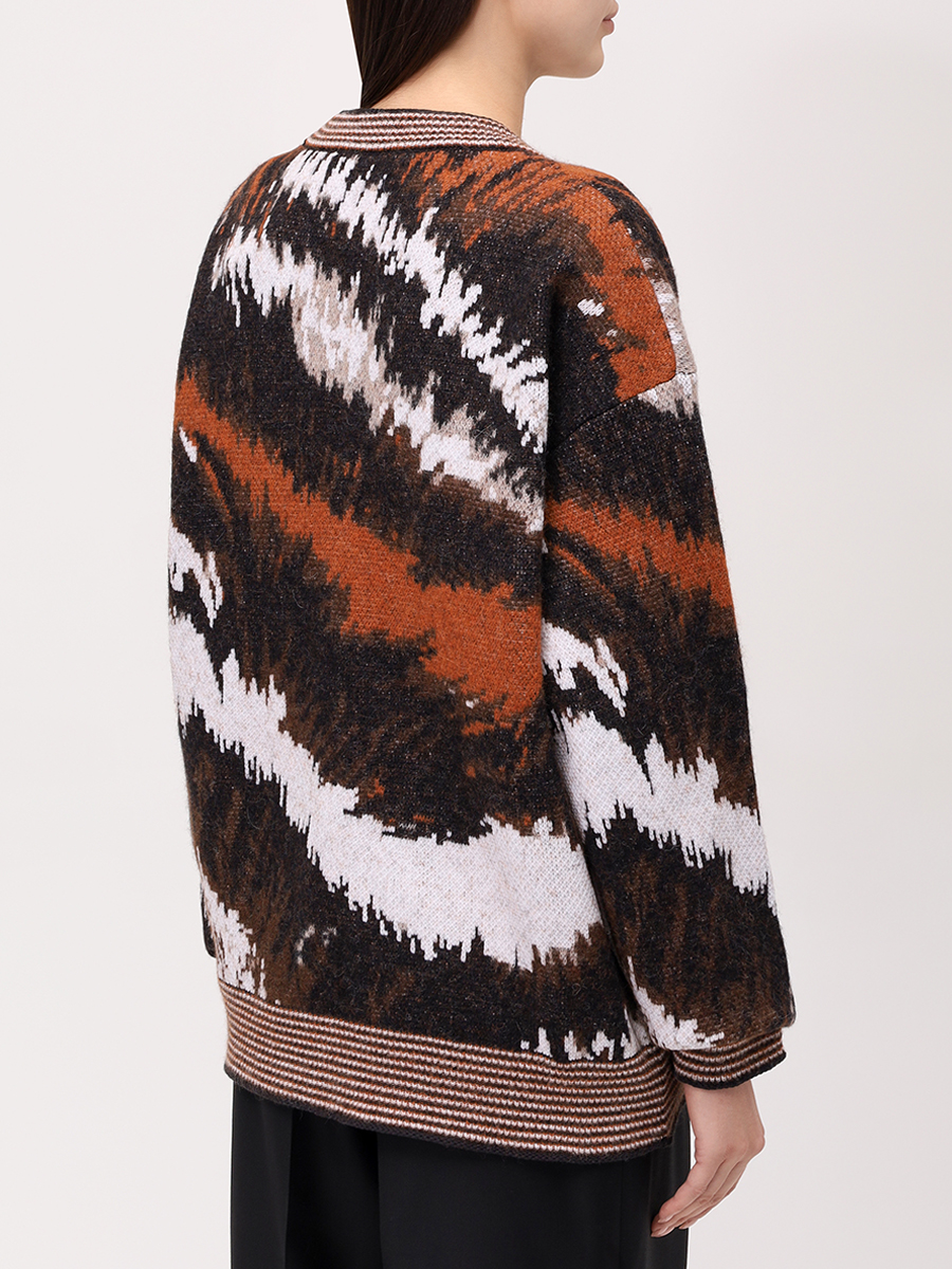 Кардиган с шерстью альпака MISSONI DS25WM0X-BK01C2 SM9SZ Мультиколор  Фото 3