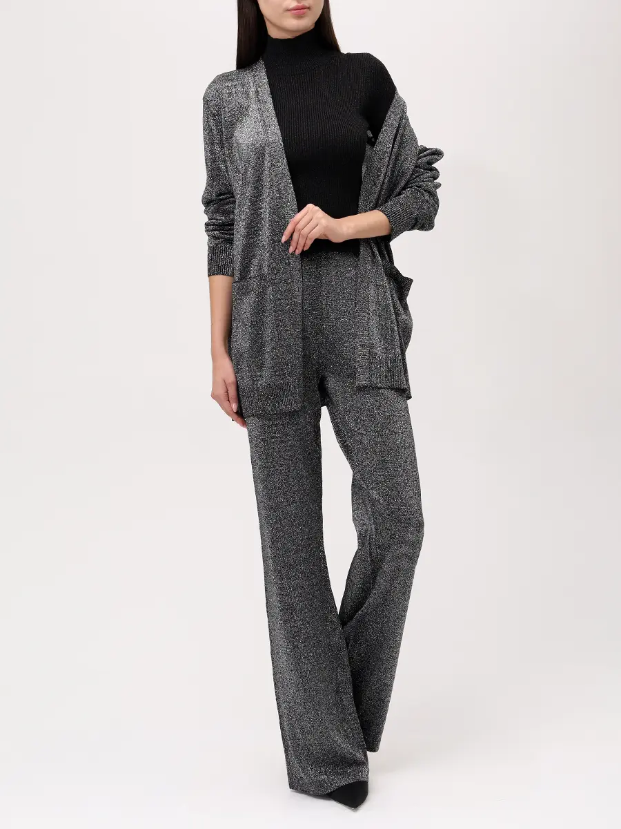 Кардиган из вискозы MISSONI DS25WM0I-BK01BY L905D Серебряный  Фото 2