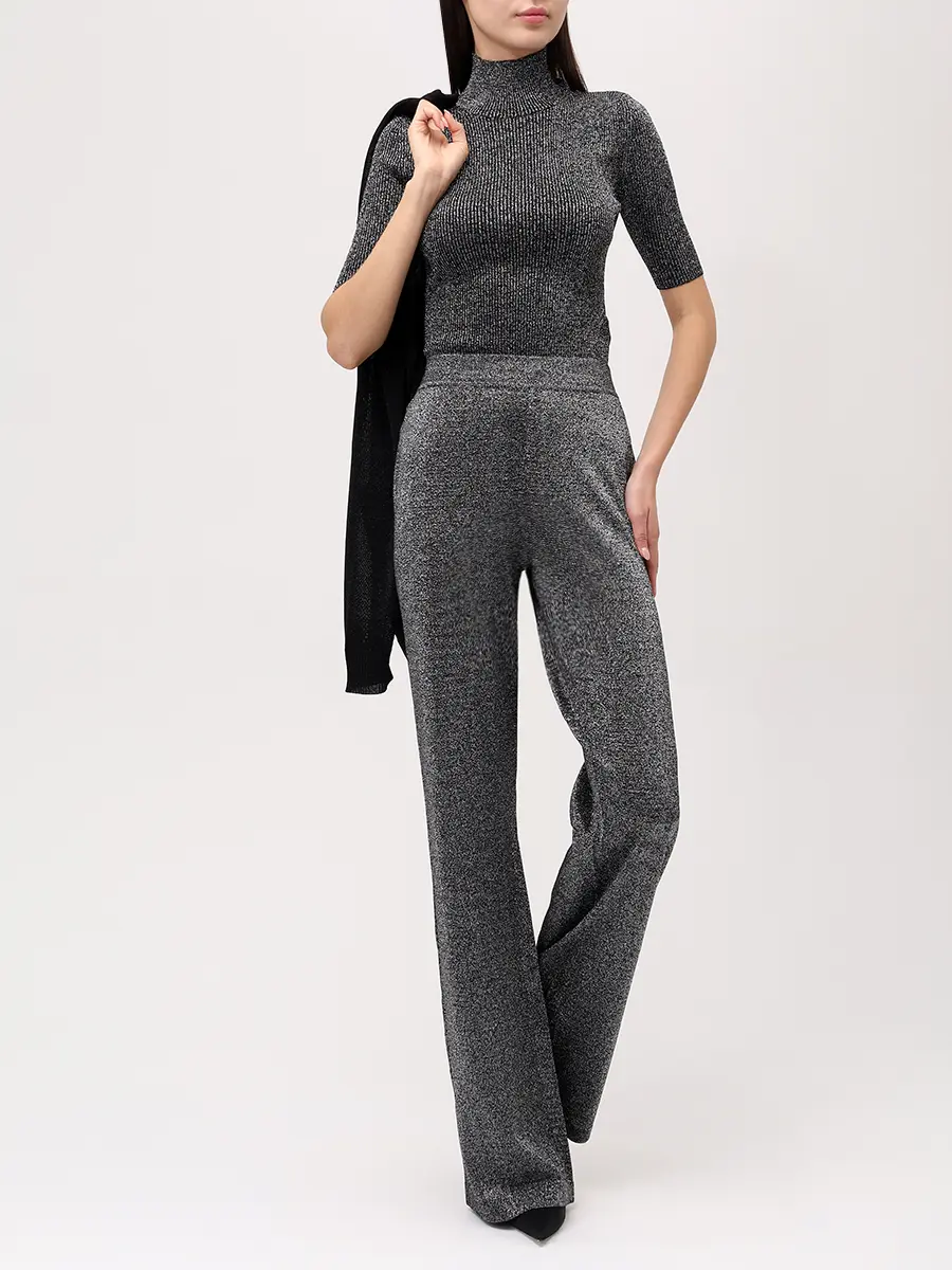 Водолазка из вискозы MISSONI DS25WN13-BK01BY L905D Серый  Фото 2