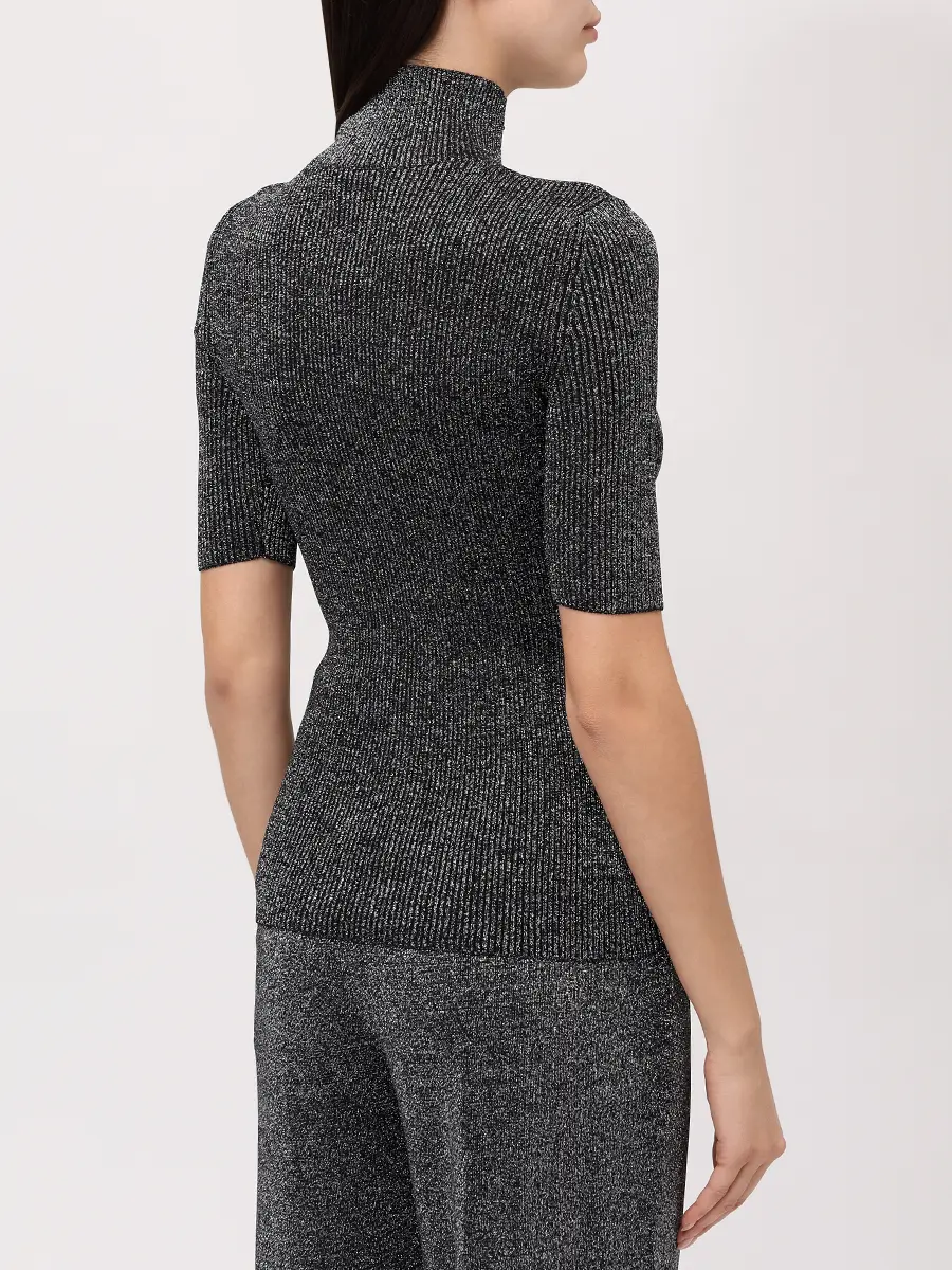 Водолазка из вискозы MISSONI DS25WN13-BK01BY L905D Серый  Фото 3