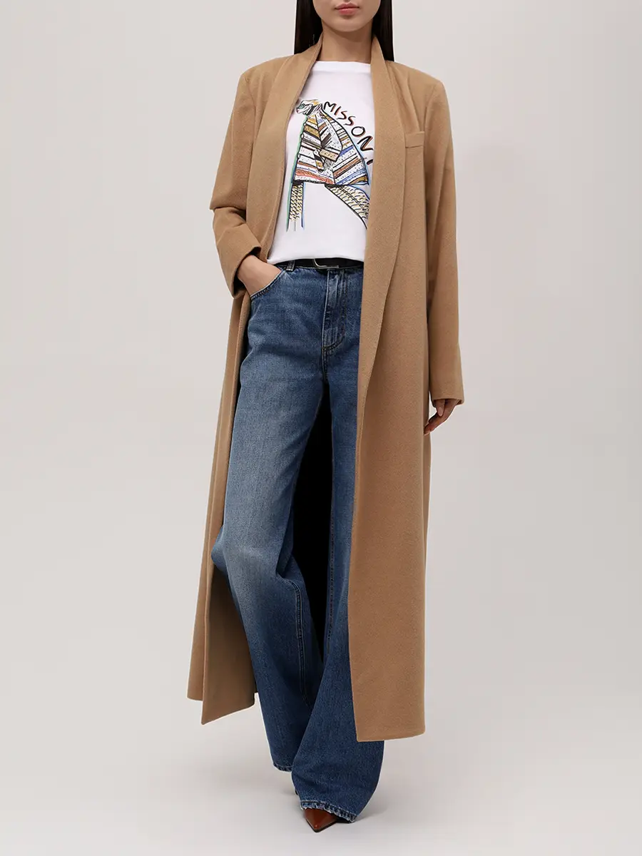 Футболка хлопковая MISSONI DS25WL03-BJ00PB S01IJ Белый  Фото 2