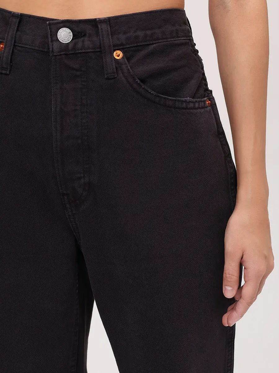 Джинсы хлопковые REDONE 184-3WHRL/D Черный  Фото 5