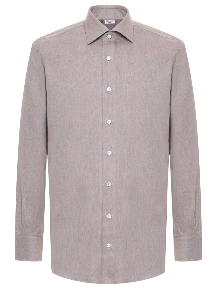 Рубашка Regular Fit из лиоцелла и хлопка CESARE ATTOLINI