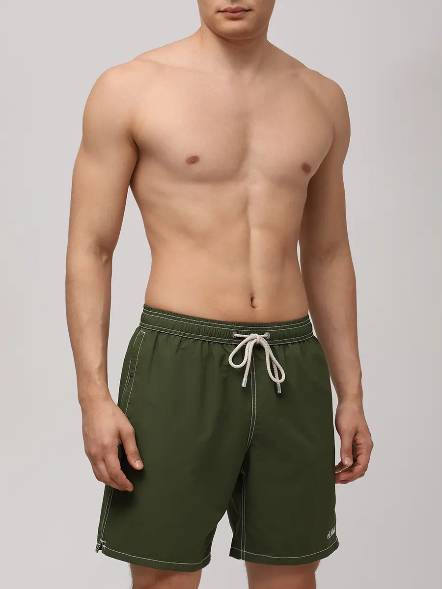 Шорты плавательные MC2 SAINT BARTH PATMOS - SB 52 EMB Зеленый  Фото 2