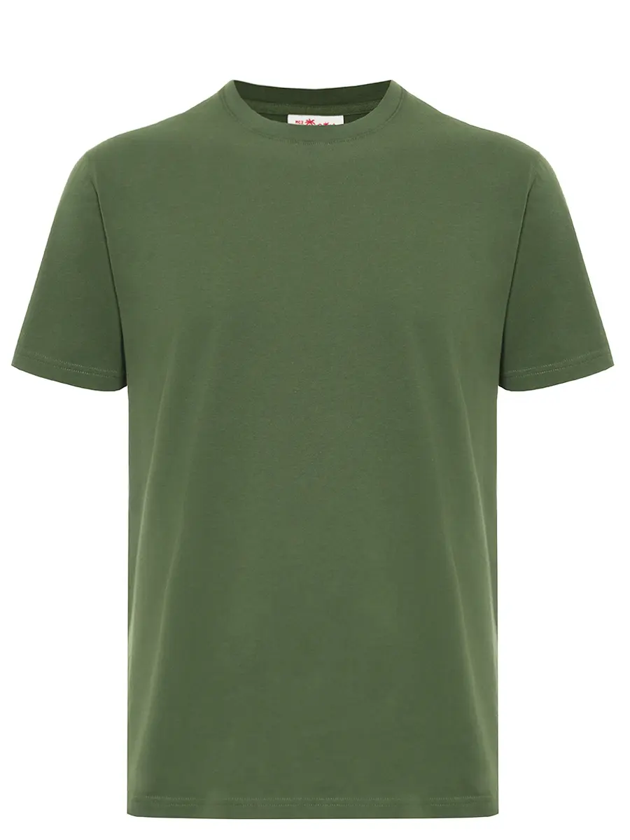 Футболка хлопковая MC2 SAINT BARTH DOVER L - SB 52 EMB Зеленый 