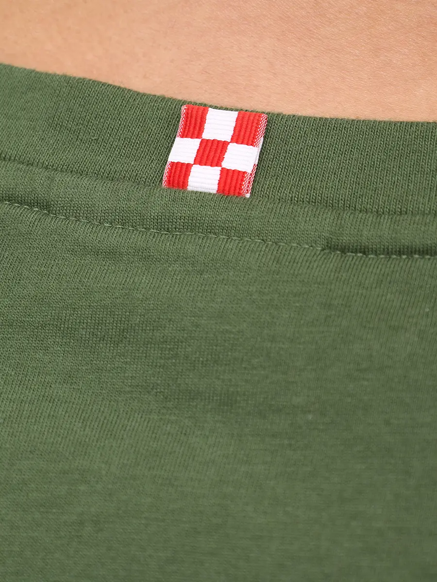 Футболка хлопковая MC2 SAINT BARTH DOVER L - SB 52 EMB Зеленый  Фото 6