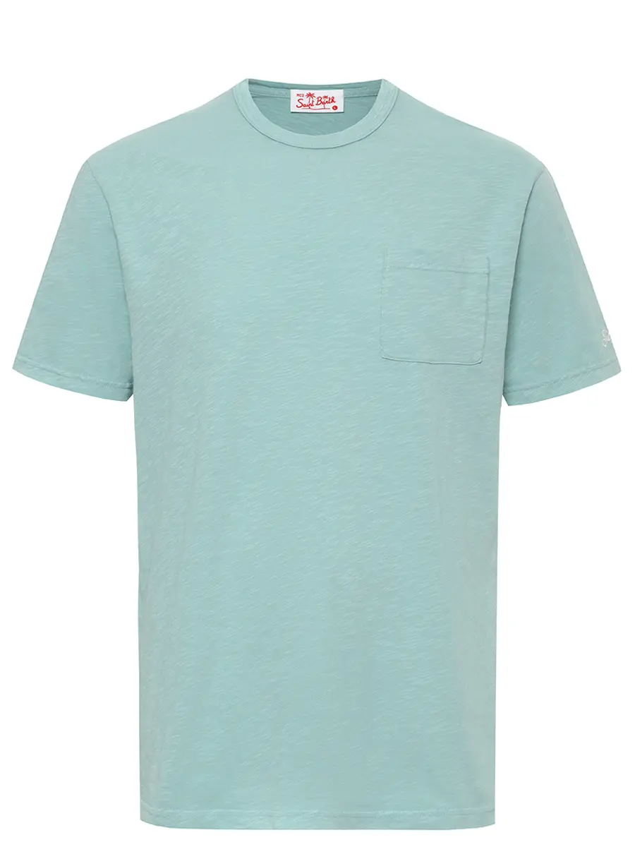 Футболка хлопковая MC2 SAINT BARTH PRESIDENT - 53 SAGE Зеленый 