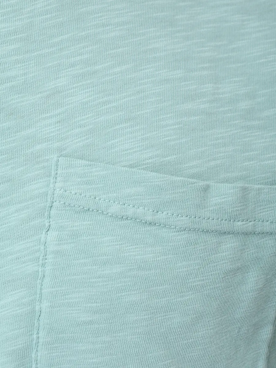 Футболка хлопковая MC2 SAINT BARTH PRESIDENT - 53 SAGE Зеленый  Фото 6