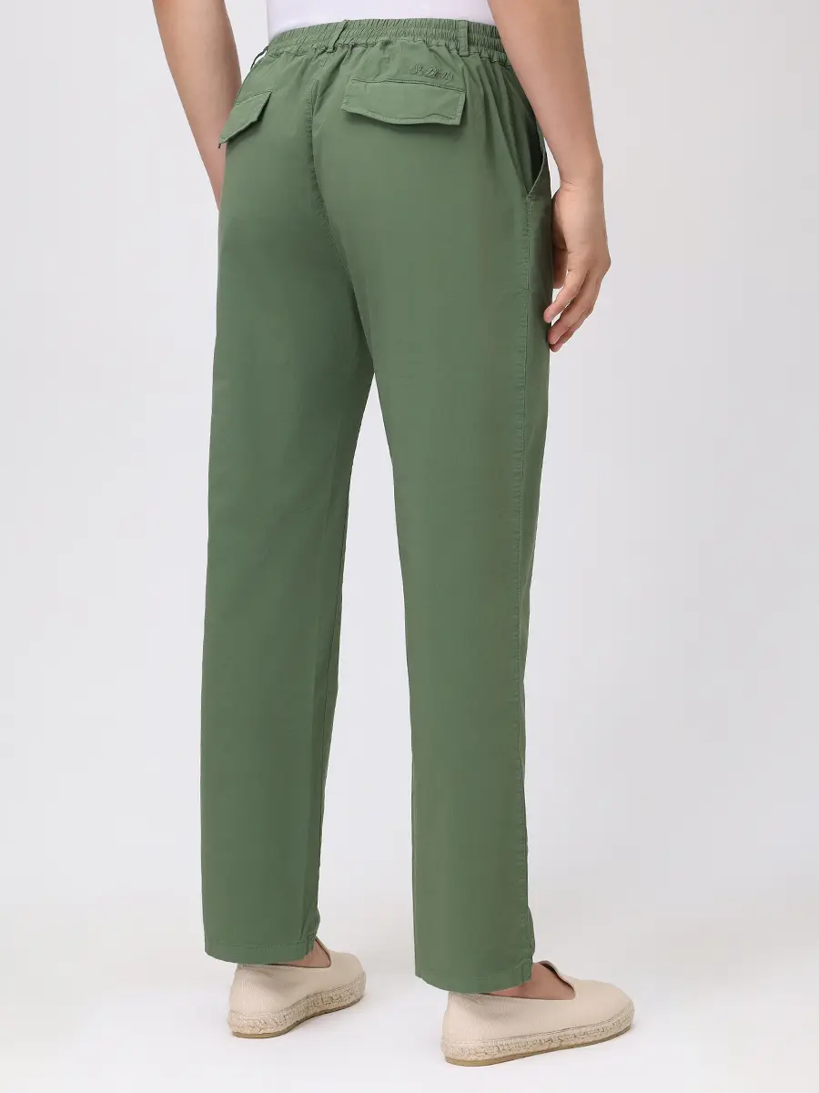 Брюки хлопковые MC2 SAINT BARTH CALAIS - COTTON 52 MILITARY Зеленый  Фото 3