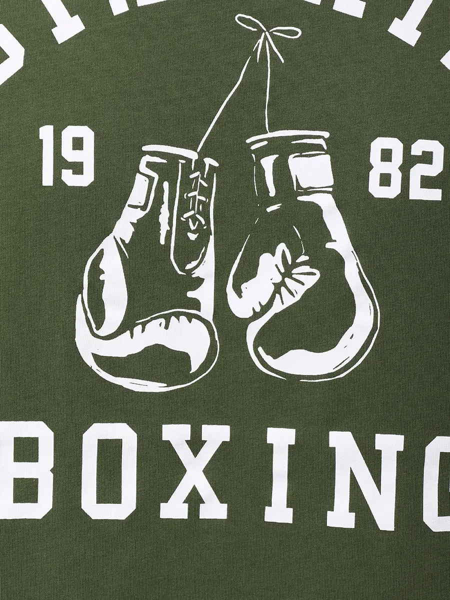 Футболка хлопковая MC2 SAINT BARTH TSHIRT MAN - BOXING BARTH 52 Зеленый  Фото 6