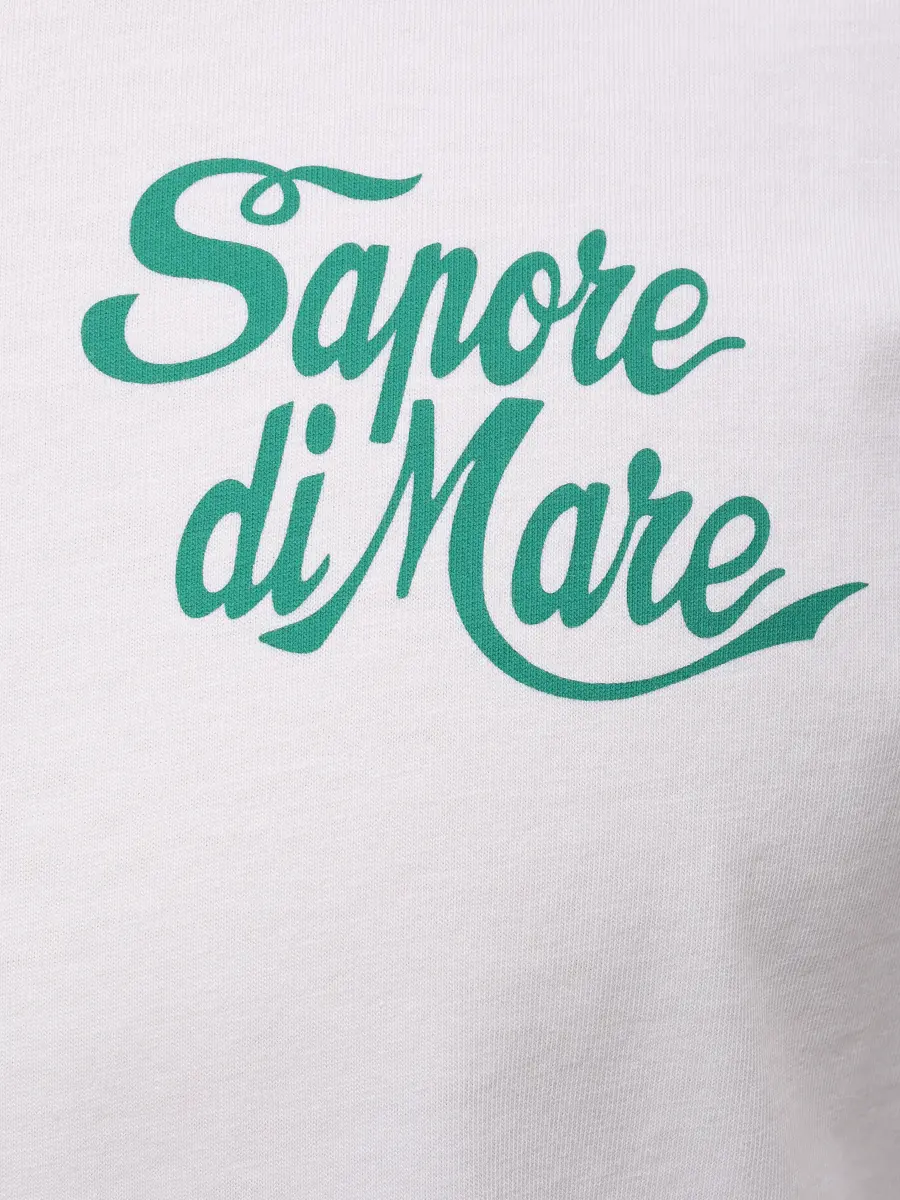 Футболка хлопковая MC2 SAINT BARTH TSHIRT MAN - SAPORE DI MARE 0157 Белый  Фото 6
