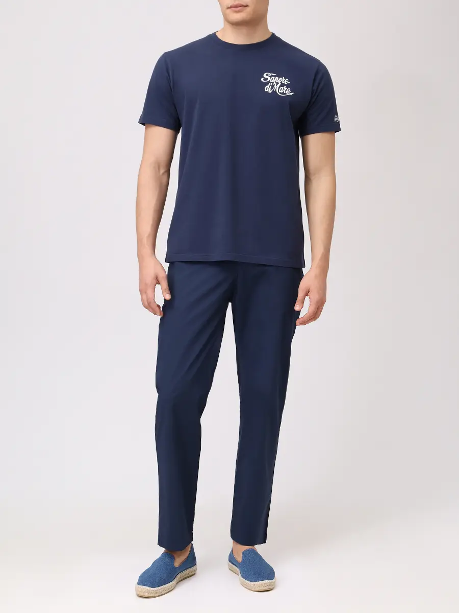 Футболка хлопковая MC2 SAINT BARTH TSHIRT MAN - SAPORE DI MARE 61 Принт  Фото 2