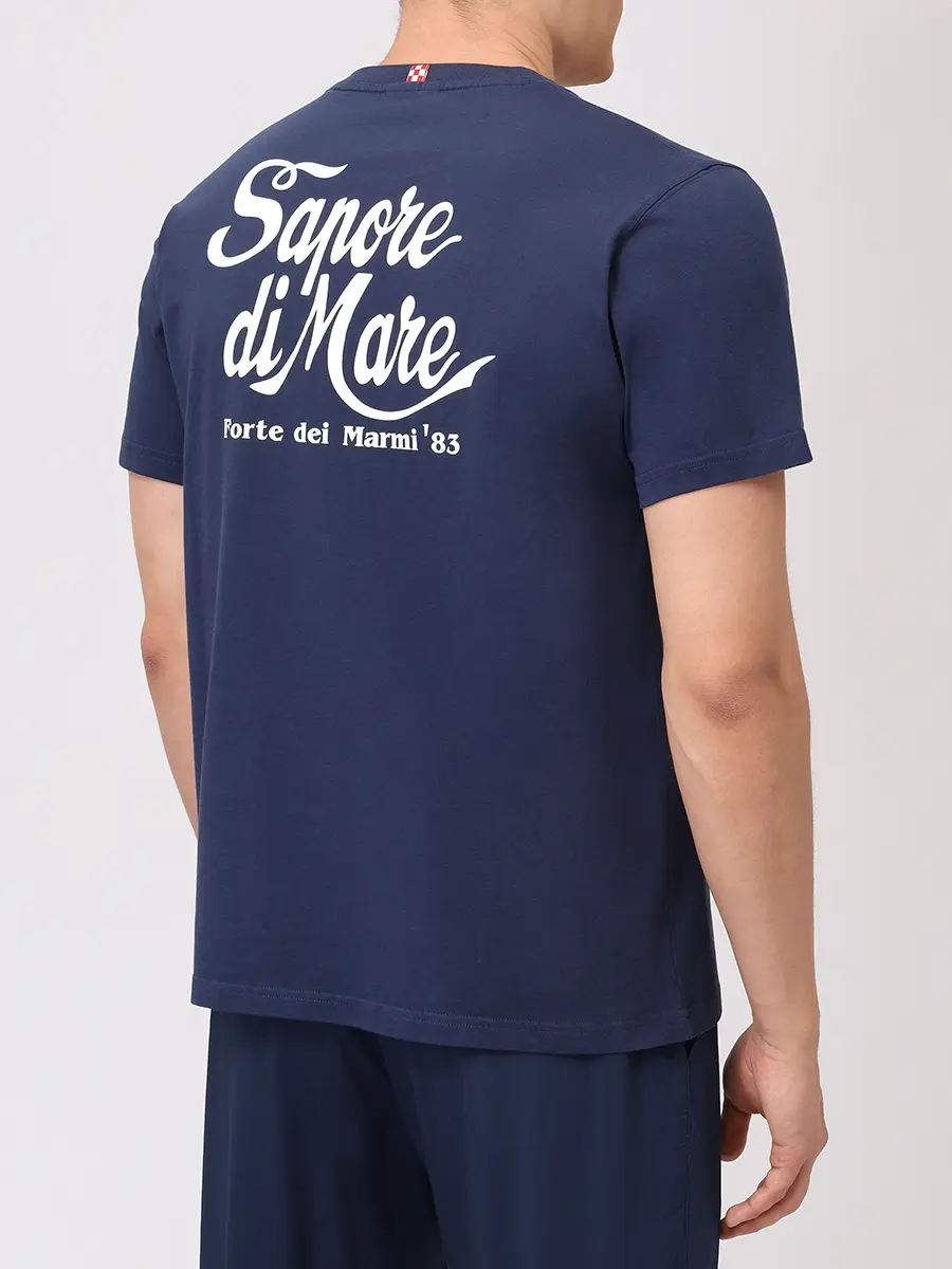 Футболка хлопковая MC2 SAINT BARTH TSHIRT MAN - SAPORE DI MARE 61 Принт  Фото 3