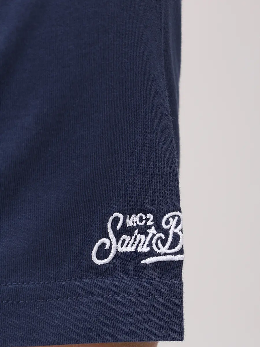 Футболка хлопковая MC2 SAINT BARTH TSHIRT MAN - SAPORE DI MARE 61 Принт  Фото 6