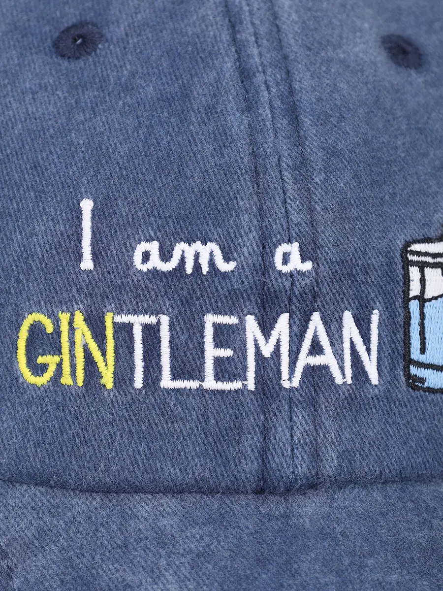 Бейсболка хлопковая MC2 SAINT BARTH DAVIS N - DENIM GINTLEMAN 61 EMB Деним  Фото 3