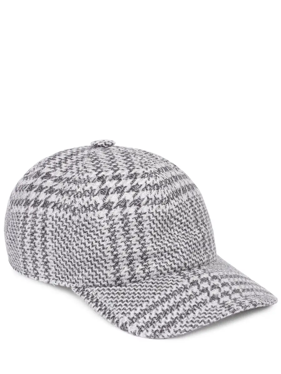 Бейсболка из шелка и кашемира KITON D60785K0549B06001 Серый 