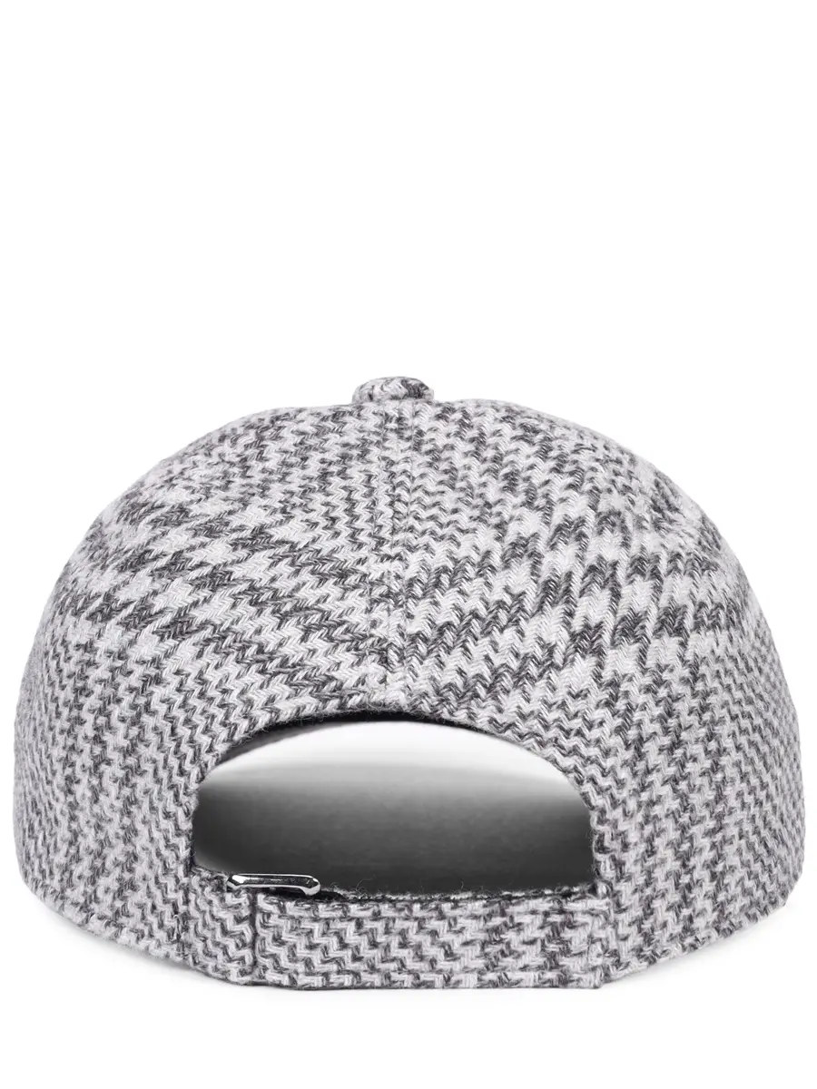 Бейсболка из шелка и кашемира KITON D60785K0549B06001 Серый  Фото 2