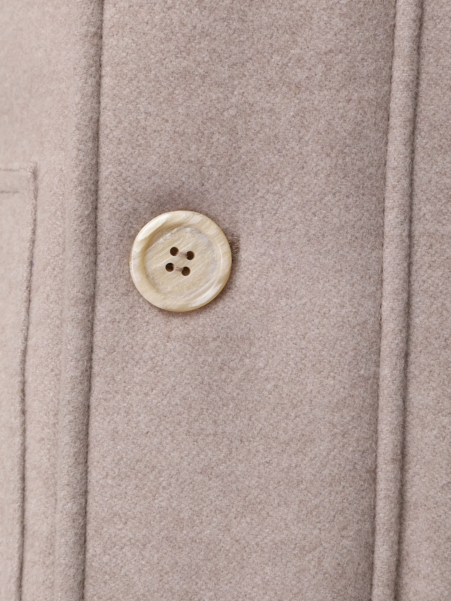 Куртка кашемировая на меху BRUNELLO CUCINELLI MT4016390 C2421 Бежевый  Фото 6