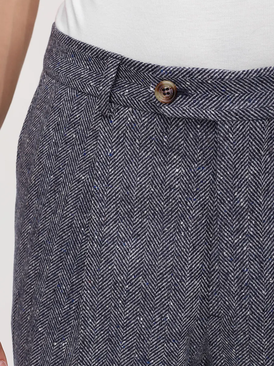 Костюм шерстяной BRUNELLO CUCINELLI MV417LDWH C1020 Синий  Фото 9