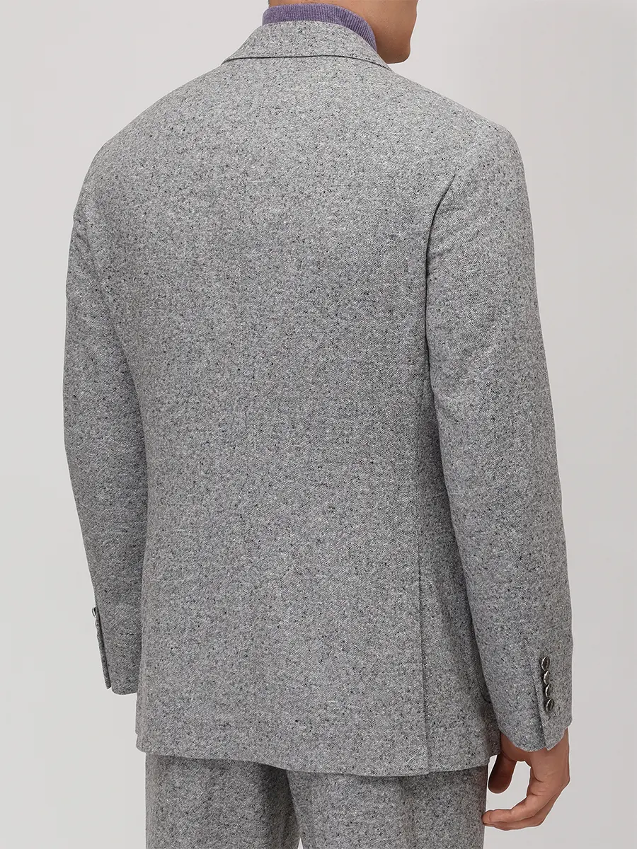 Костюм шерстяной BRUNELLO CUCINELLI MV418LDBH2 C251 Серый  Фото 3