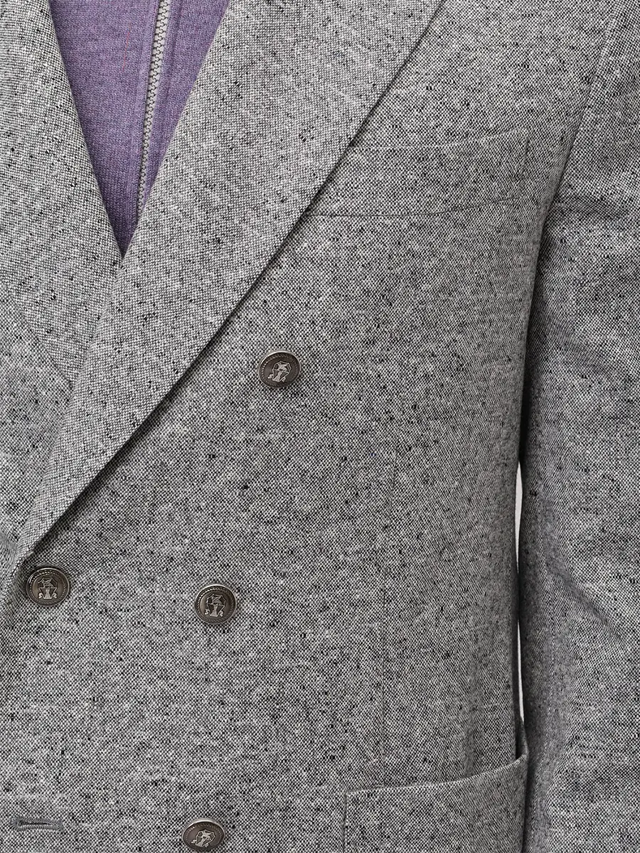 Костюм шерстяной BRUNELLO CUCINELLI MV418LDBH2 C251 Серый  Фото 5