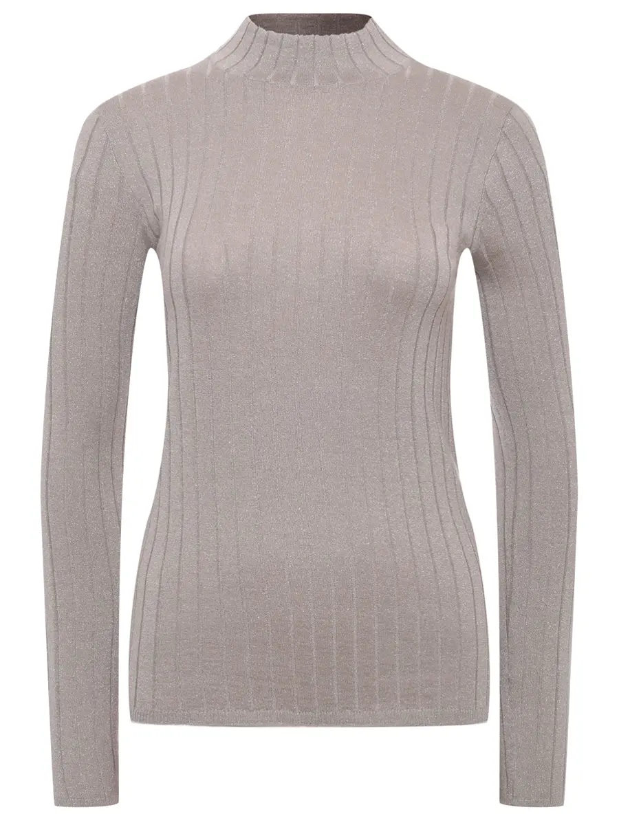 Водолазка из кашемира и шелка BRUNELLO CUCINELLI M41862204P C9729 Серый 