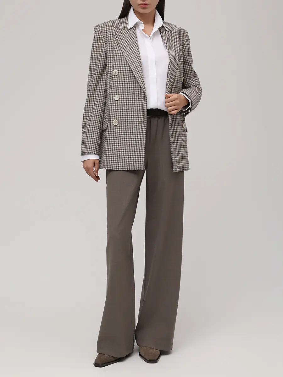 Рубашка хлопковая BRUNELLO CUCINELLI MP091MA606 C159 Белый  Фото 2