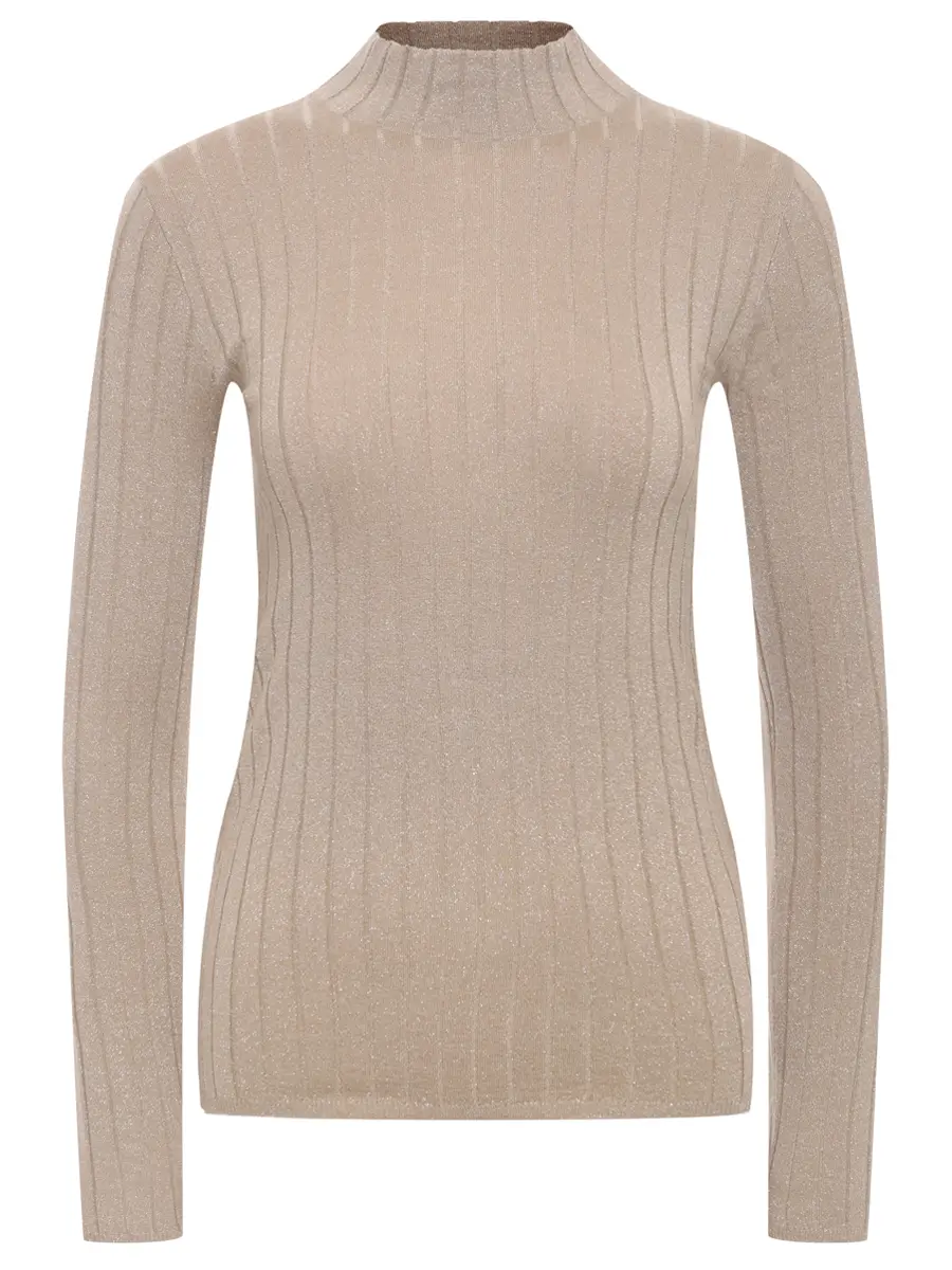 Водолазка из кашемира и шелка BRUNELLO CUCINELLI M41862204P C077 Бежевый 