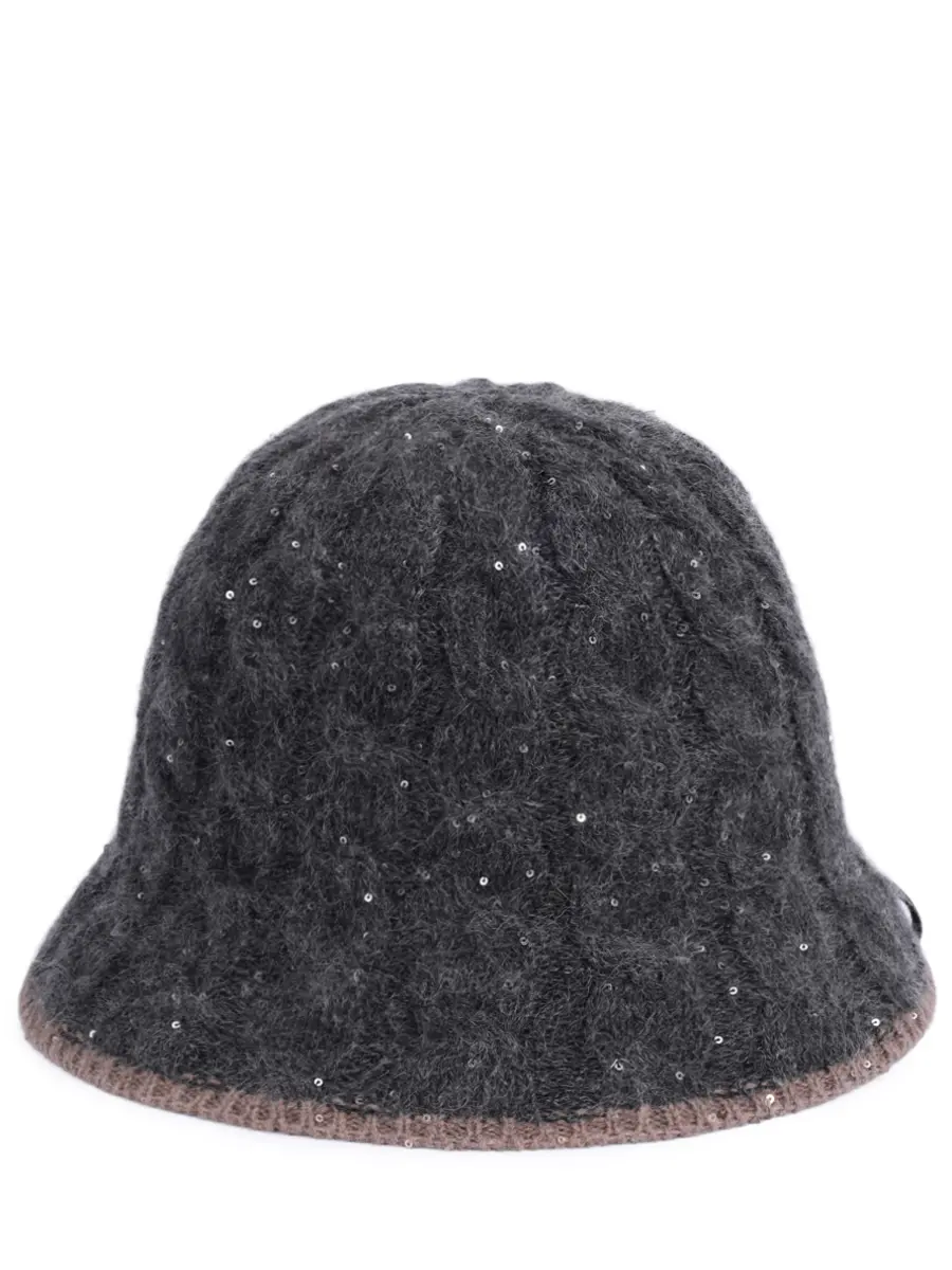 

Шляпа с пайетками, Серый, MCAP9A021P CLO41