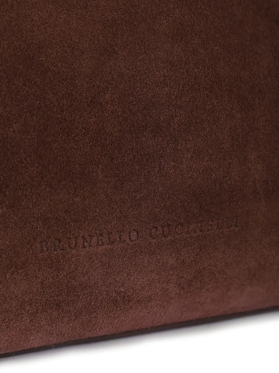 Сумка замшевая BRUNELLO CUCINELLI MBDLD2746P C4181 Бордовый  Фото 5