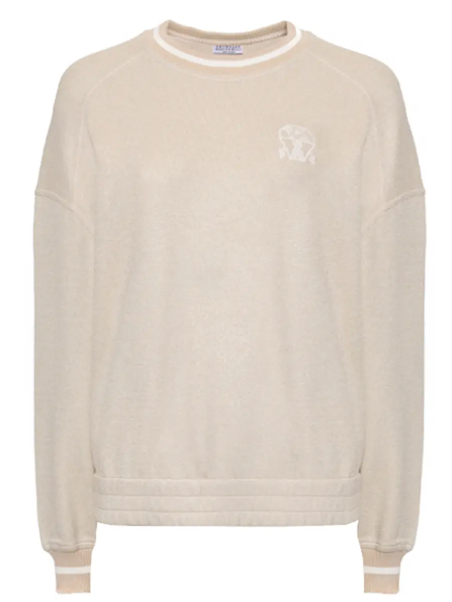 

Толстовка из вискозы и хлопка, Золотой, MP930SN900 C4507