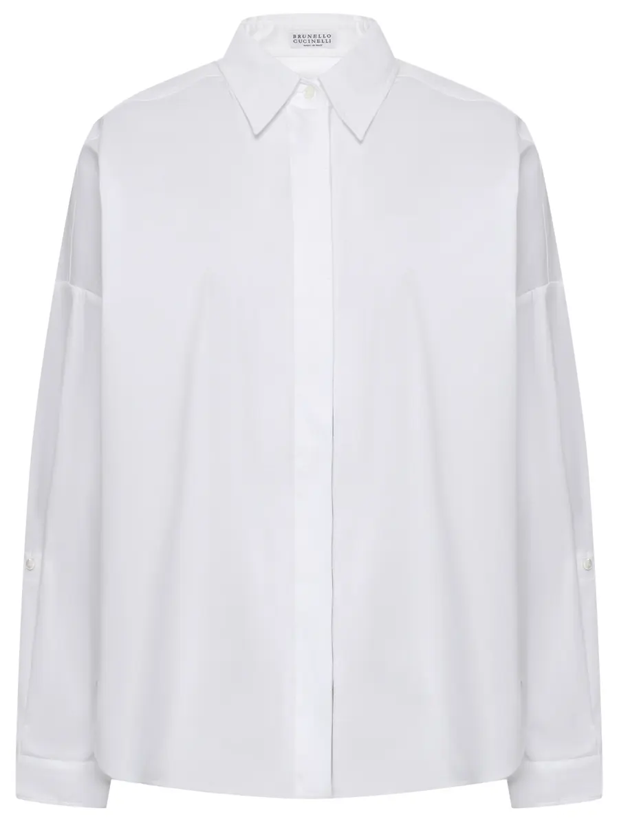 

Рубашка хлопковая, Белый, MP091MA636 C159