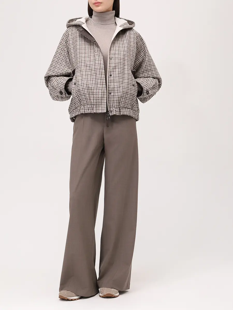 Куртка шерстяная BRUNELLO CUCINELLI MG5237690P C001 Мультиколор  Фото 2