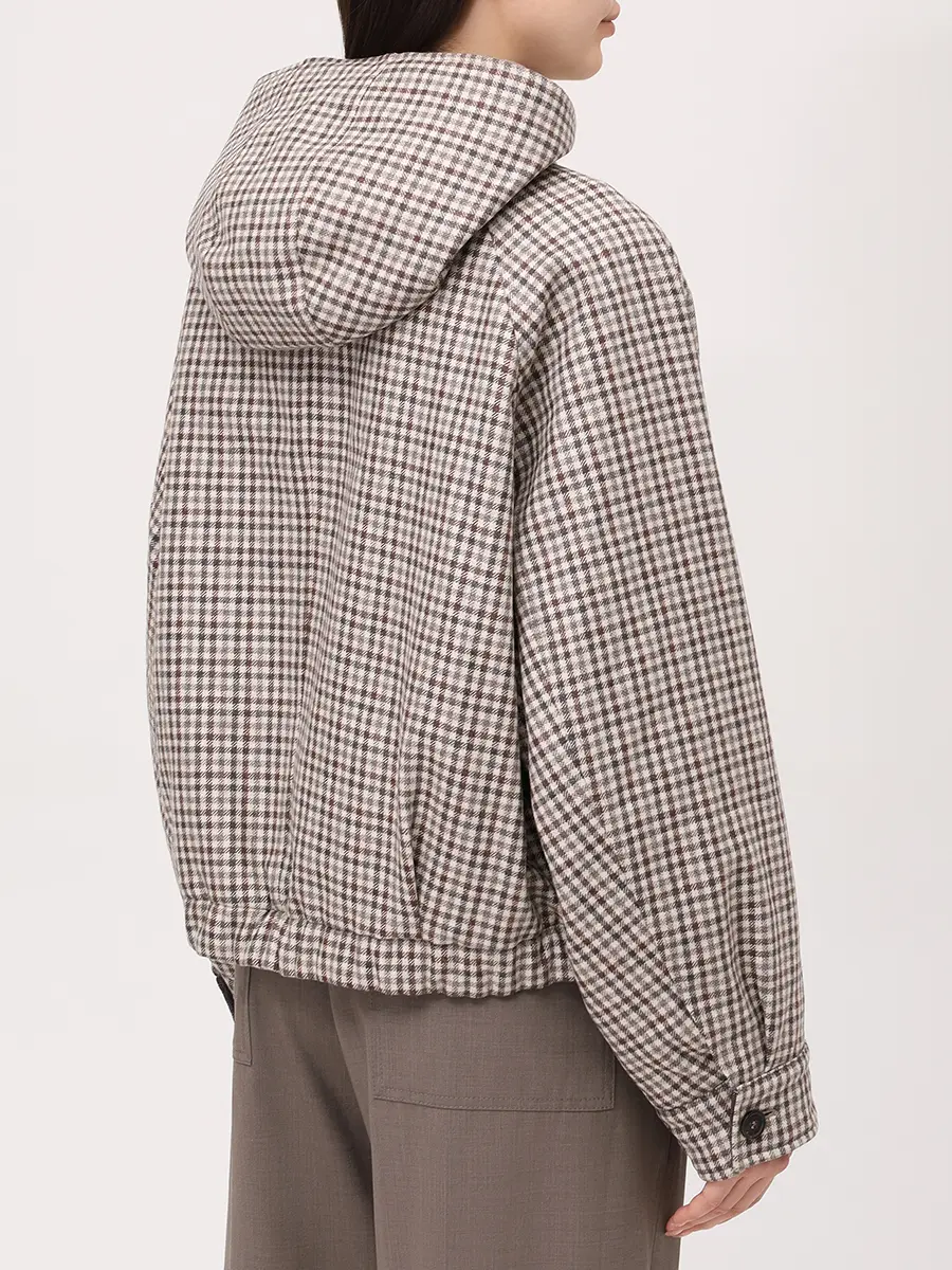 Куртка шерстяная BRUNELLO CUCINELLI MG5237690P C001 Мультиколор  Фото 3