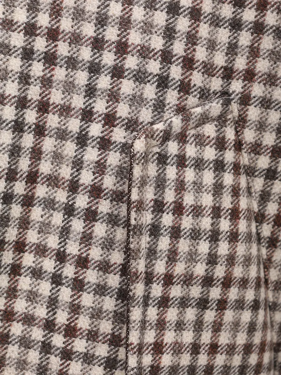 Куртка шерстяная BRUNELLO CUCINELLI MG5237690P C001 Мультиколор  Фото 6