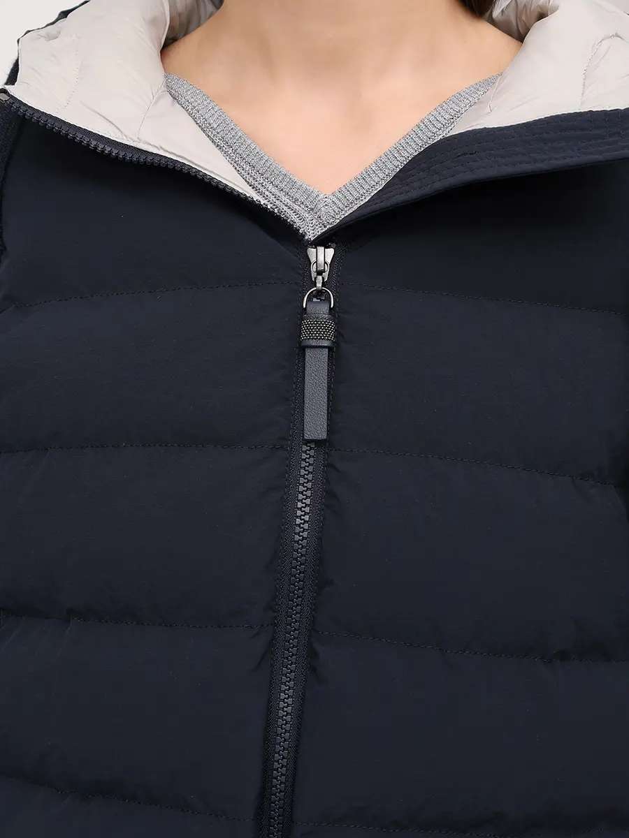 Куртка комбинированная BRUNELLO CUCINELLI MD5997699P CZQ73 Синий  Фото 5