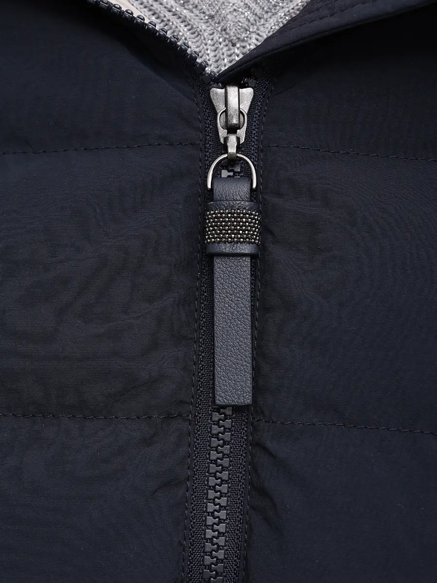 Куртка комбинированная BRUNELLO CUCINELLI MD5997699P CZQ73 Синий  Фото 6