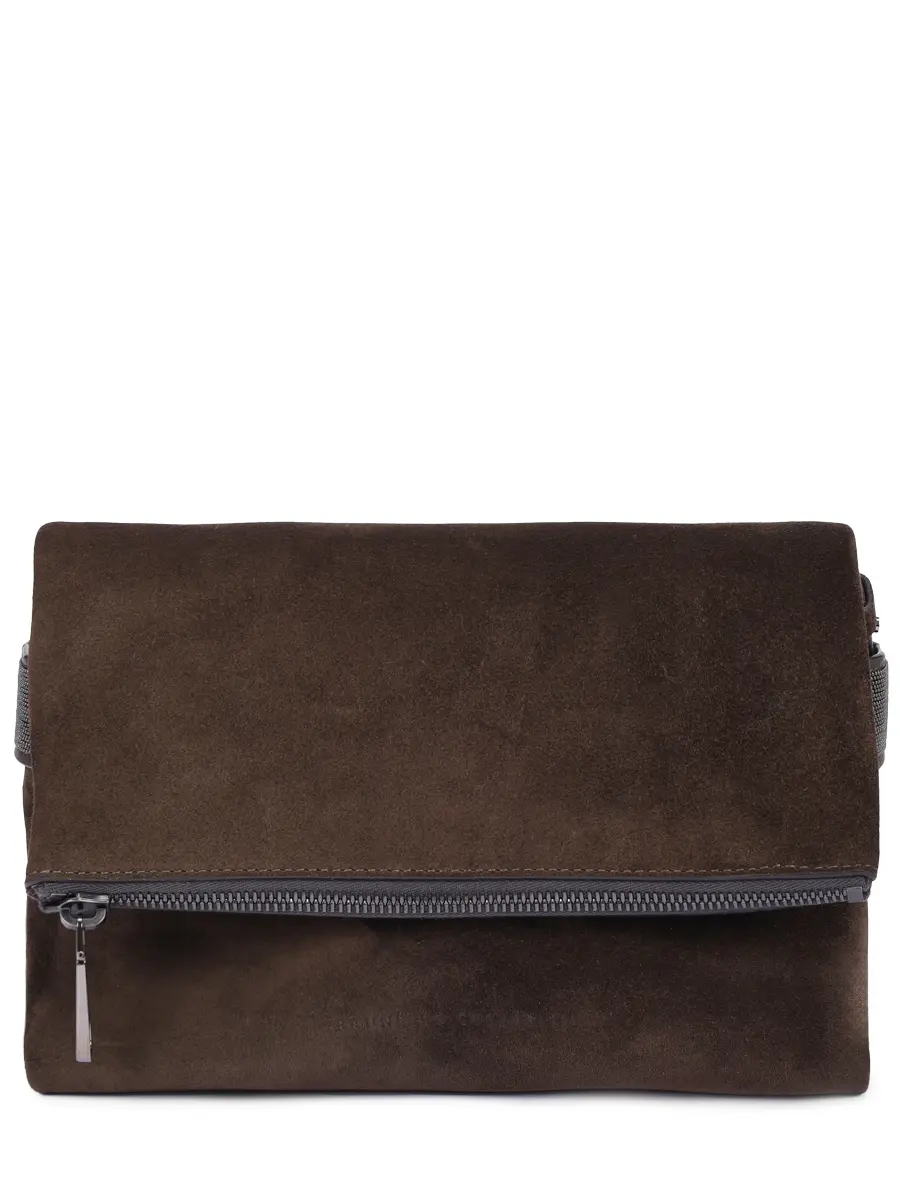 Сумка замшевая BRUNELLO CUCINELLI MBDLD2747P C7284 Темно- Коричневый 