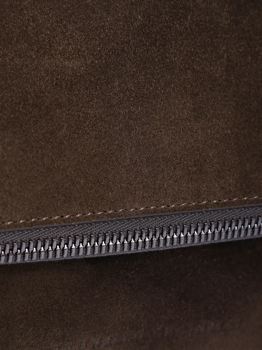 Сумка замшевая BRUNELLO CUCINELLI MBDLD2747P C7284 Темно- Коричневый  Фото 5