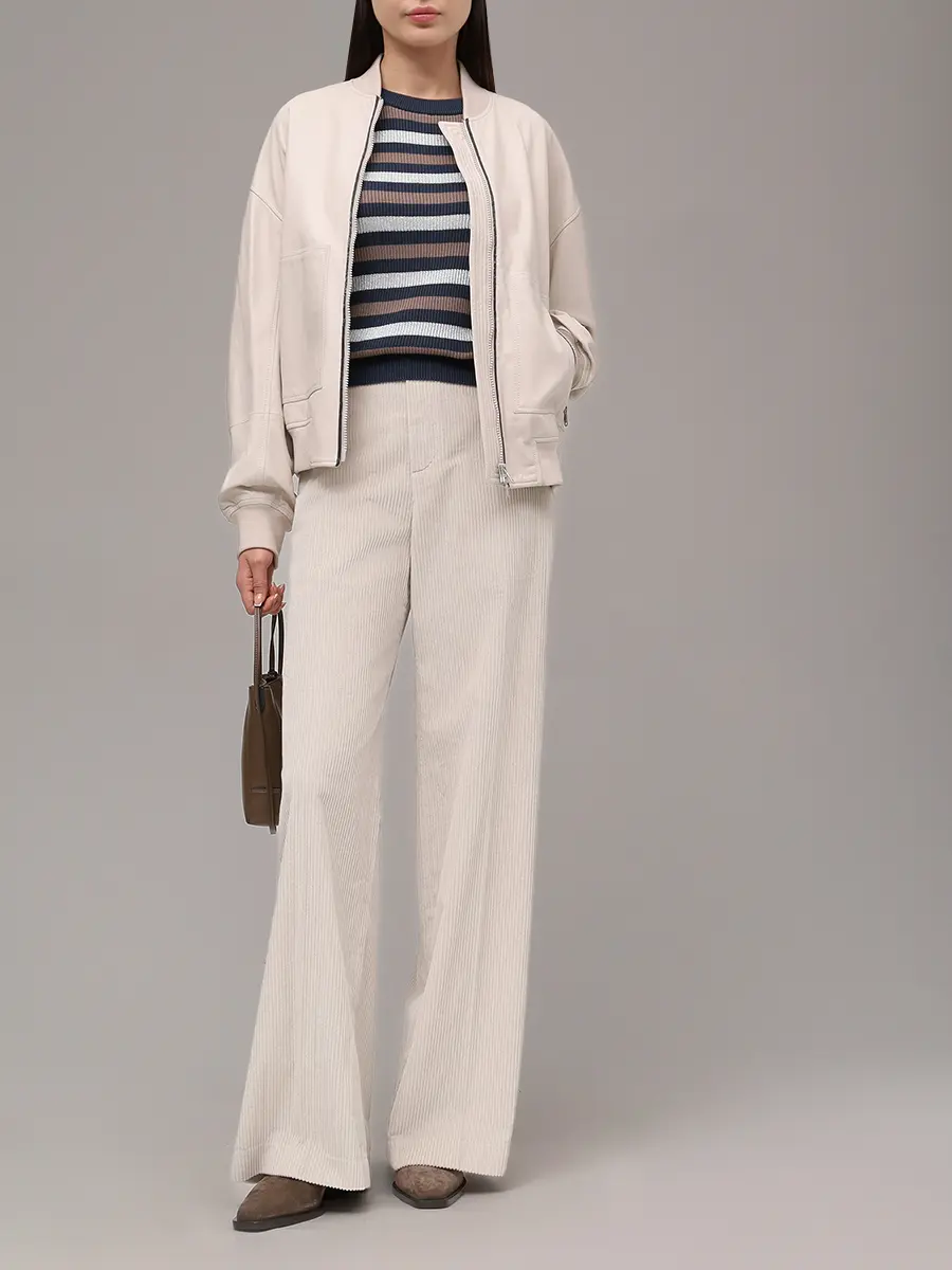 Джемпер хлопковый BRUNELLO CUCINELLI M19251500P CLR75 Синий  Фото 2