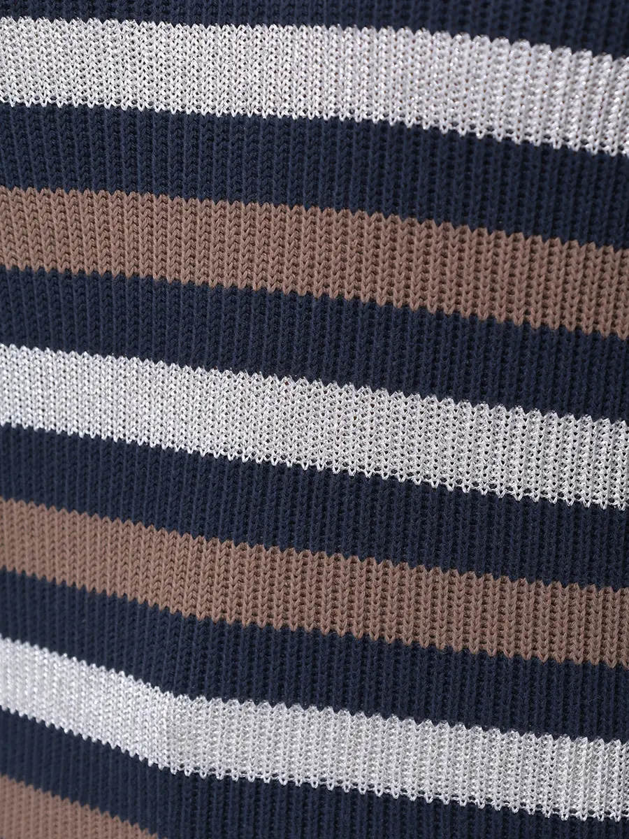 Джемпер хлопковый BRUNELLO CUCINELLI M19251500P CLR75 Синий  Фото 6