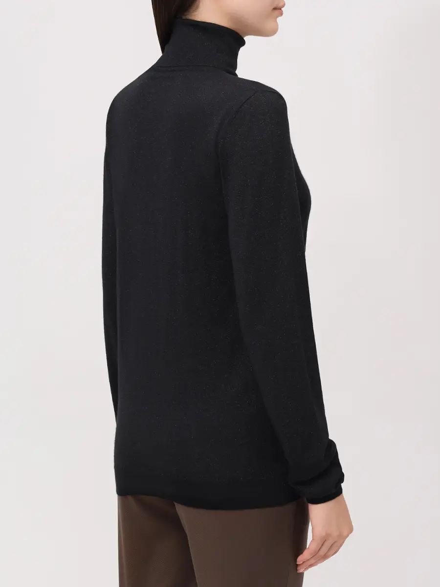 Водолазка кашемировая BRUNELLO CUCINELLI M41800063P C101 Черный  Фото 3