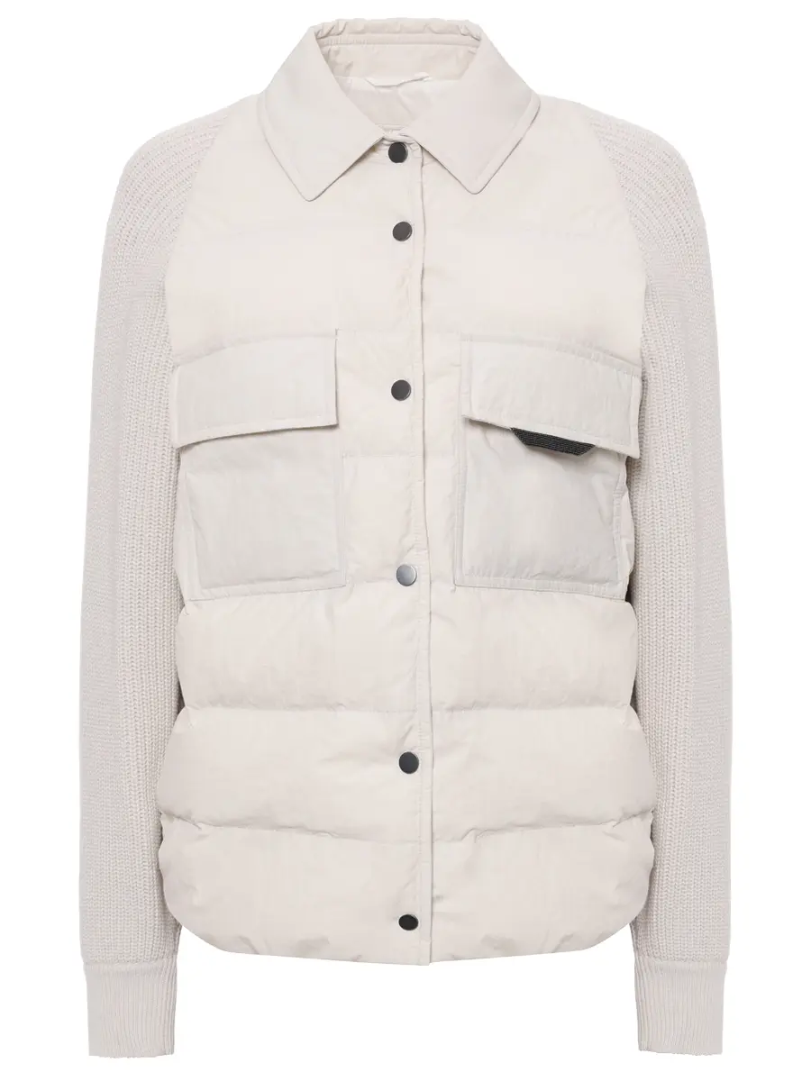 

Куртка комбинированная, Белый, MD5997695P C1709