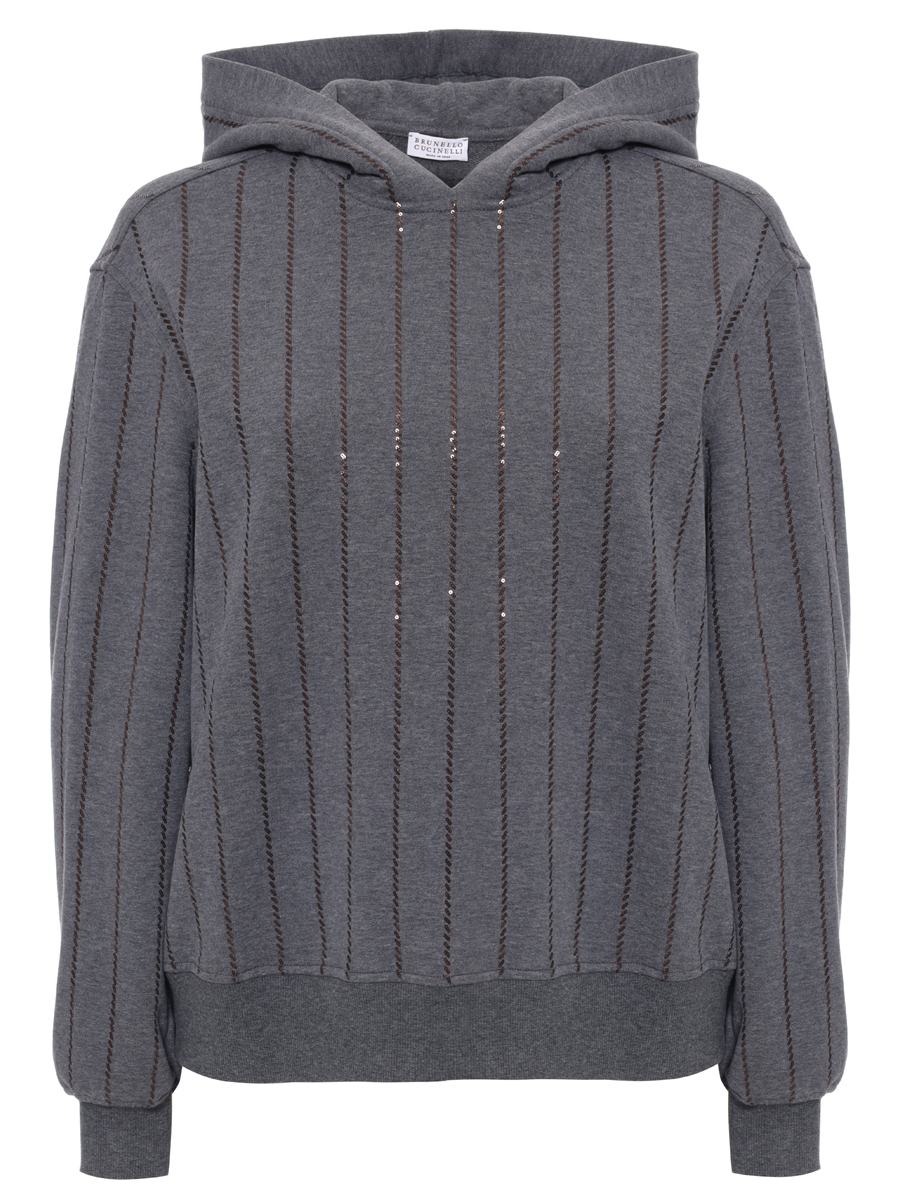 Худи хлопковое BRUNELLO CUCINELLI