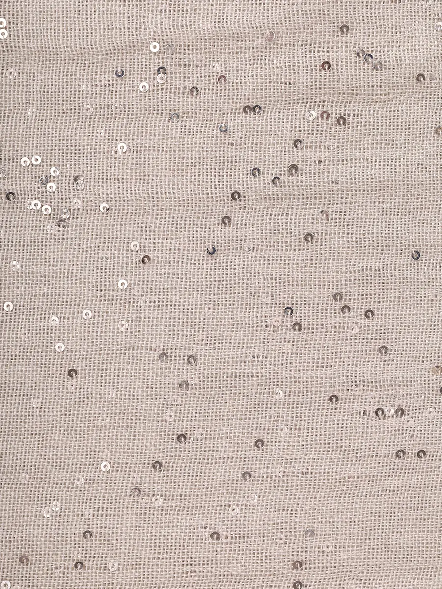 Шарф из кашемира и шелка BRUNELLO CUCINELLI MSCDVSW03 C9731 Бежевый  Фото 3