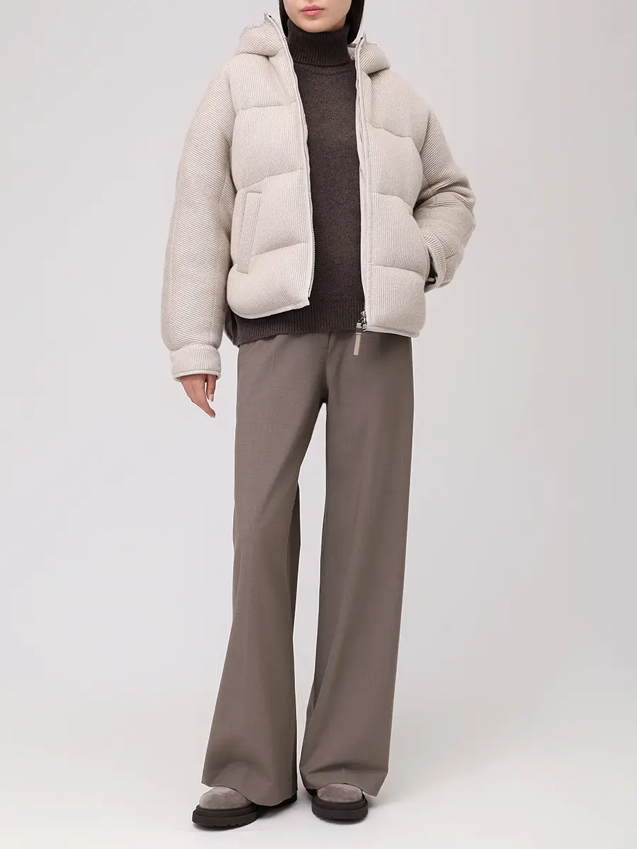 Свитер кашемировый BRUNELLO CUCINELLI M12501703 C2559 Коричневый  Фото 2