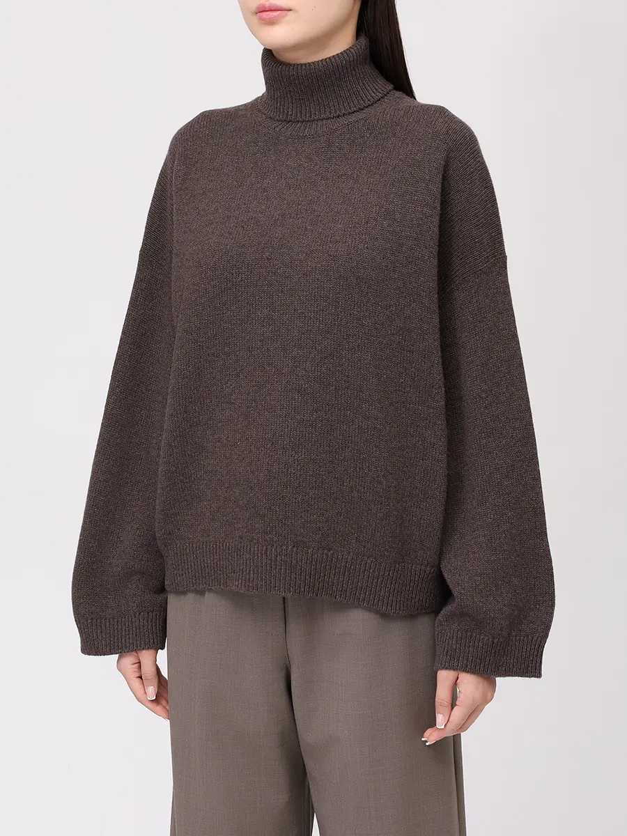 Свитер кашемировый BRUNELLO CUCINELLI M12501703 C2559 Коричневый  Фото 4