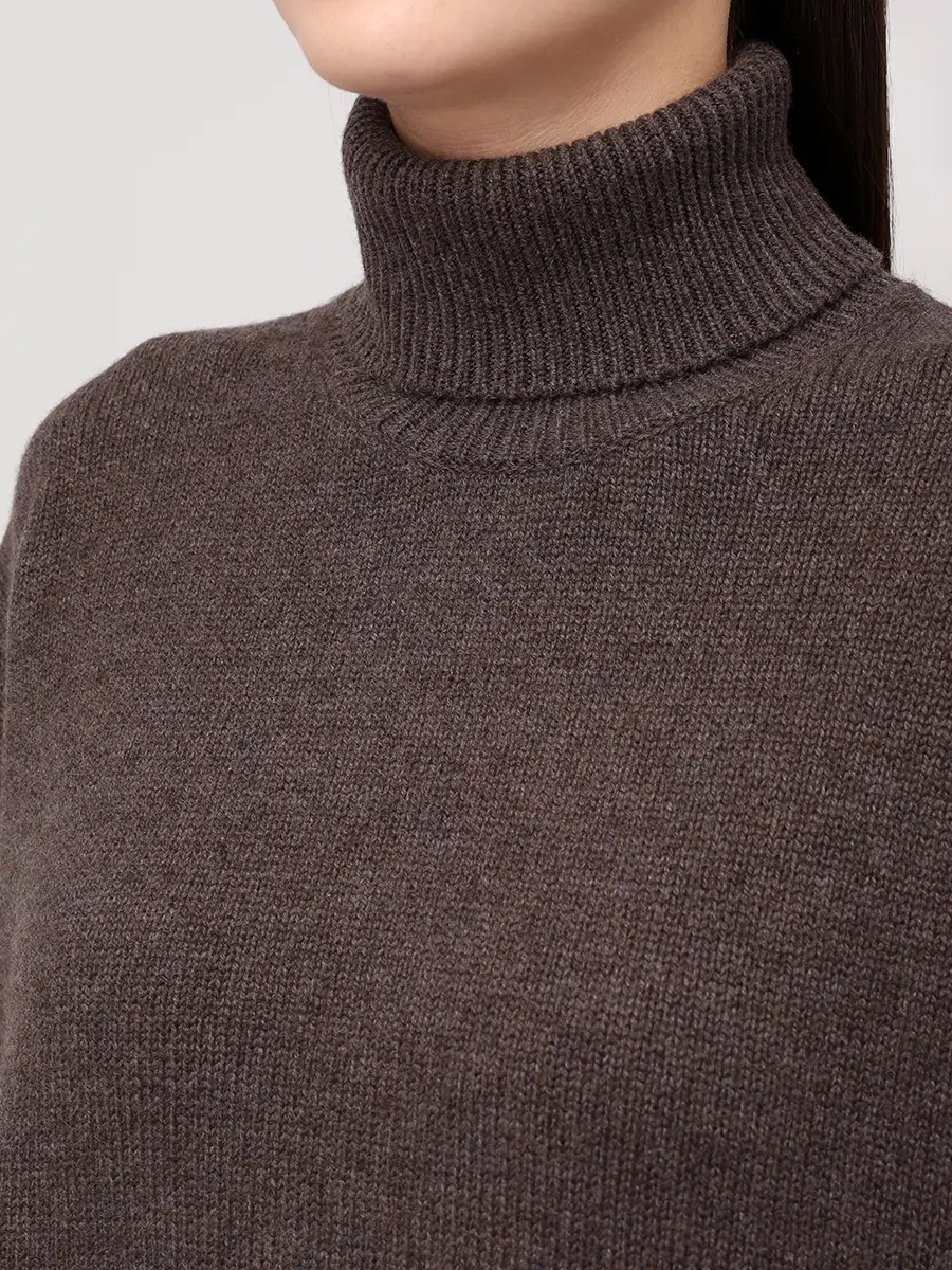 Свитер кашемировый BRUNELLO CUCINELLI M12501703 C2559 Коричневый  Фото 5